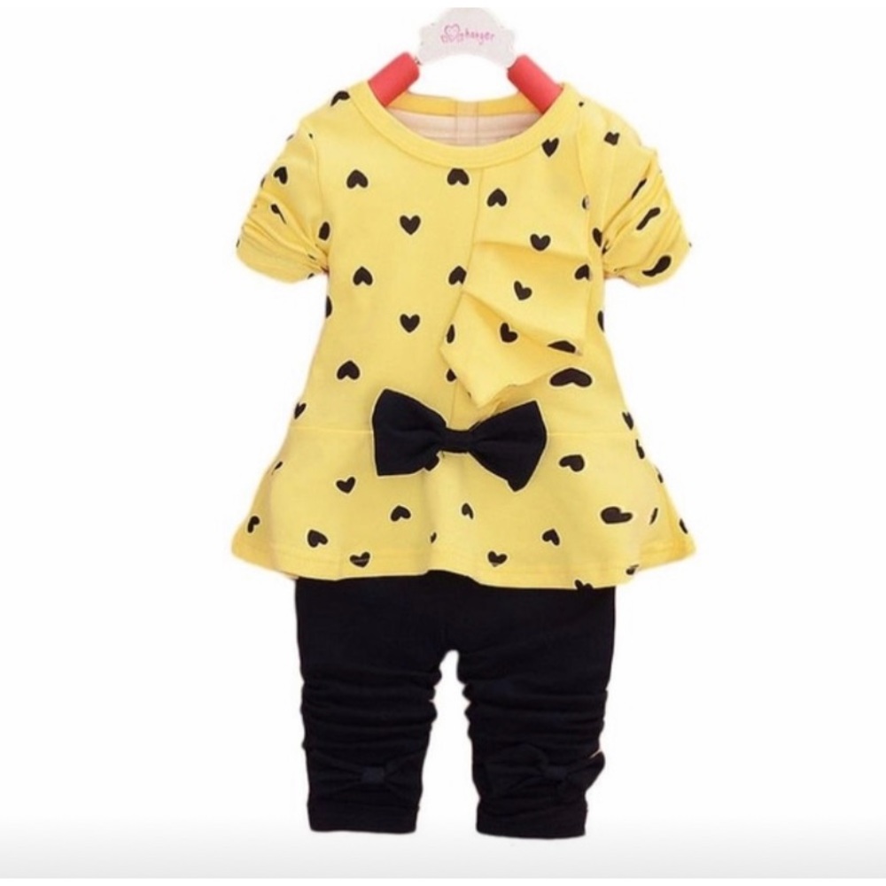 HEARTS AND BOW MATCHING OUTFIT - Picture 3 of 7